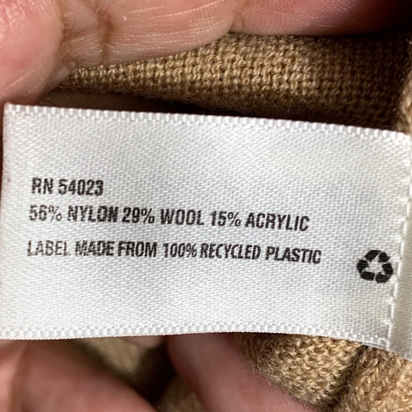 Gap Women’s Tan Wool Blend Sweater Pullover Long Sleeve Crewneck Size XS - Picture 6 of 8